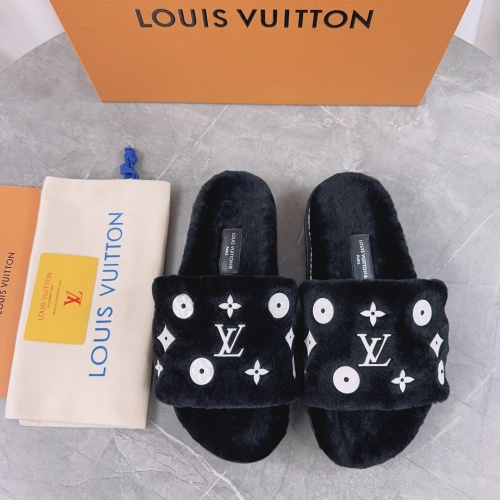 Louis Vuitton Slippers For Women #1244754 $98.00 USD, Wholesale Replica Louis Vuitton Slippers