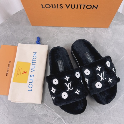 Replica Louis Vuitton Slippers For Women #1244754 $98.00 USD for Wholesale