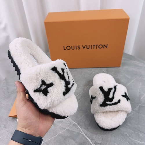 Replica Louis Vuitton Slippers For Women #1244757 $92.00 USD for Wholesale