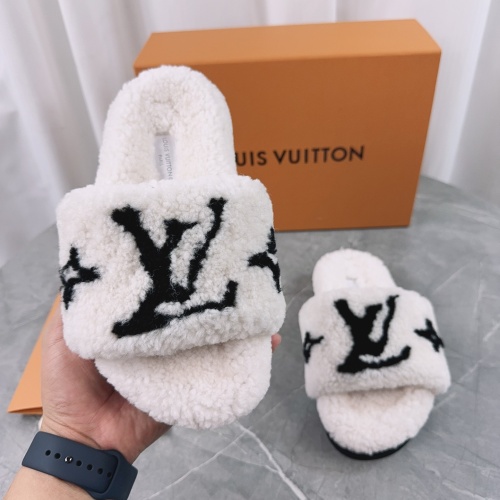 Replica Louis Vuitton Slippers For Women #1244757 $92.00 USD for Wholesale