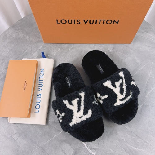 Replica Louis Vuitton Slippers For Women #1244758 $92.00 USD for Wholesale