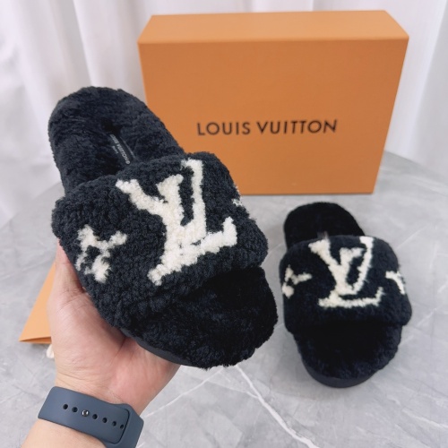 Replica Louis Vuitton Slippers For Women #1244758 $92.00 USD for Wholesale