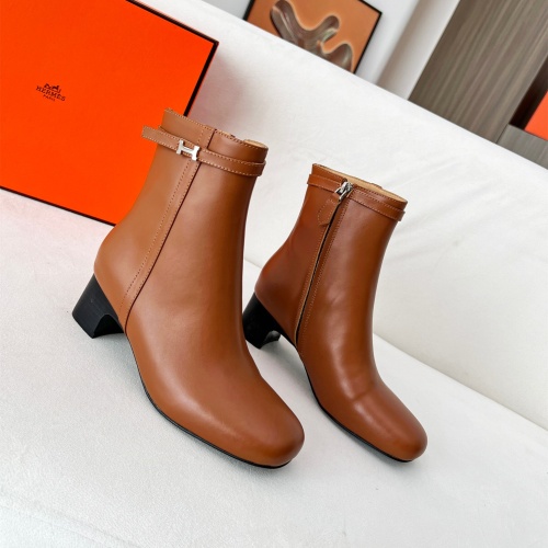 Hermes Boots For Women #1244793 $115.00 USD, Wholesale Replica Hermes Boots