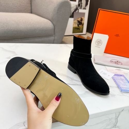 Replica Hermes Boots For Women #1244804 $98.00 USD for Wholesale