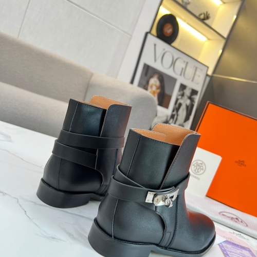 Replica Hermes Boots For Women #1244805 $98.00 USD for Wholesale