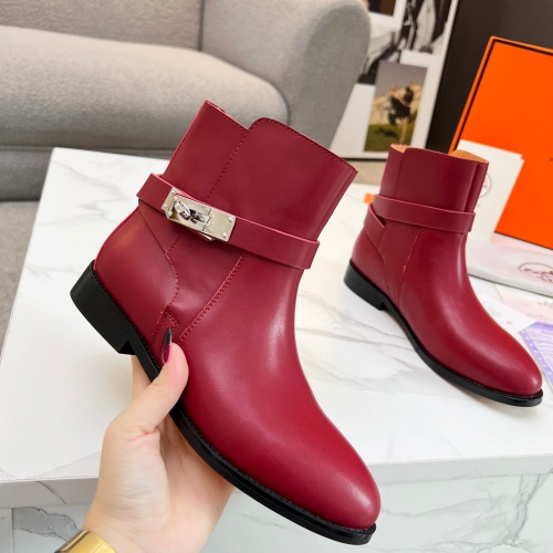 Hermes Boots For Women #1244807 $98.00 USD, Wholesale Replica Hermes Boots