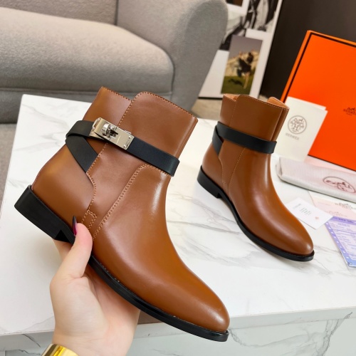 Hermes Boots For Women #1244813 $98.00 USD, Wholesale Replica Hermes Boots