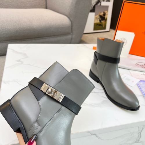 Replica Hermes Boots For Women #1244815 $98.00 USD for Wholesale