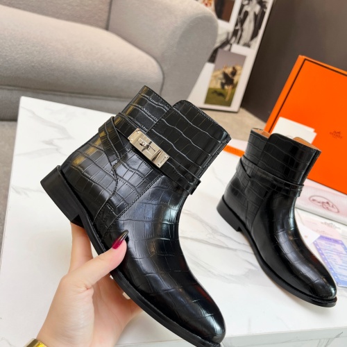 Hermes Boots For Women #1244818 $100.00 USD, Wholesale Replica Hermes Boots