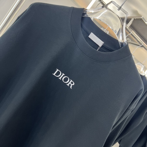 Replica Christian Dior T-Shirts Long Sleeved For Unisex #1244824 $42.00 USD for Wholesale