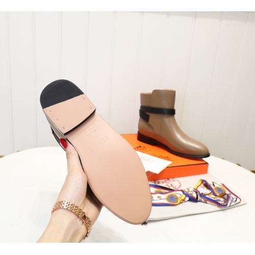 Replica Hermes Boots For Women #1244831 $98.00 USD for Wholesale