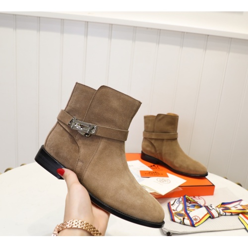 Hermes Boots For Women #1244837 $98.00 USD, Wholesale Replica Hermes Boots