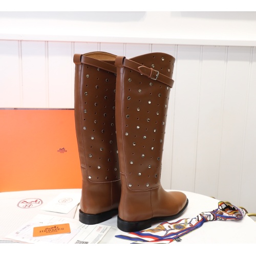 Replica Hermes Boots For Women #1244853 $132.00 USD for Wholesale