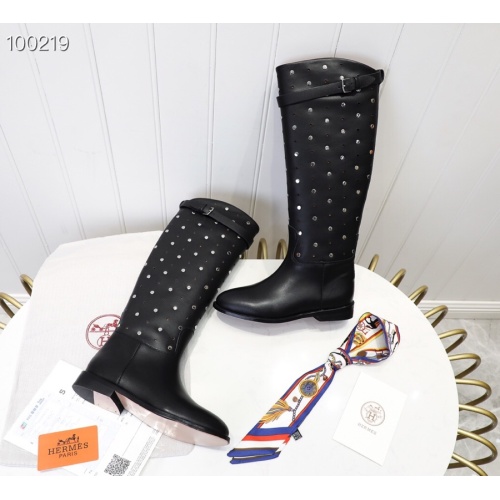 Replica Hermes Boots For Women #1244854 $132.00 USD for Wholesale