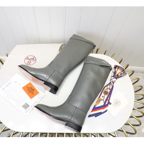 Replica Hermes Boots For Women #1244855 $118.00 USD for Wholesale