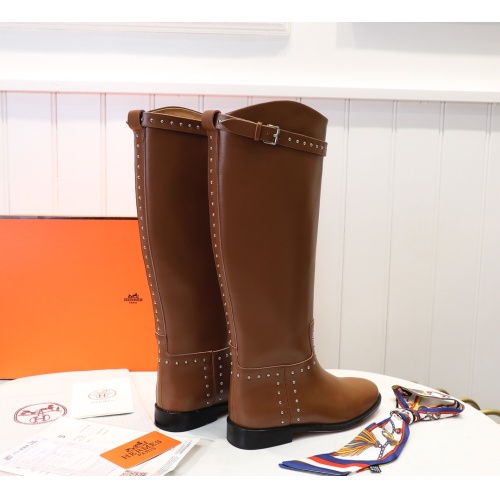 Replica Hermes Boots For Women #1244859 $118.00 USD for Wholesale