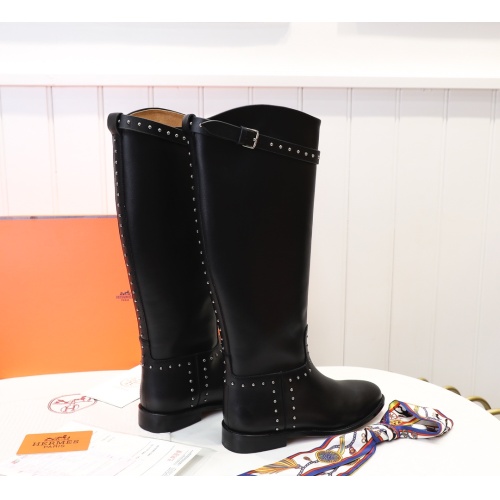 Replica Hermes Boots For Women #1244862 $118.00 USD for Wholesale