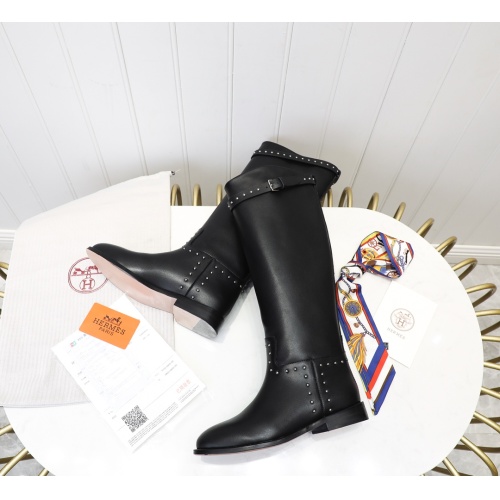 Replica Hermes Boots For Women #1244862 $118.00 USD for Wholesale