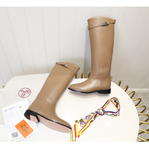 Replica Hermes Boots For Women #1244867 $112.00 USD for Wholesale