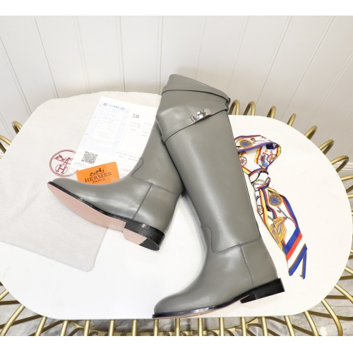 Replica Hermes Boots For Women #1244868 $112.00 USD for Wholesale