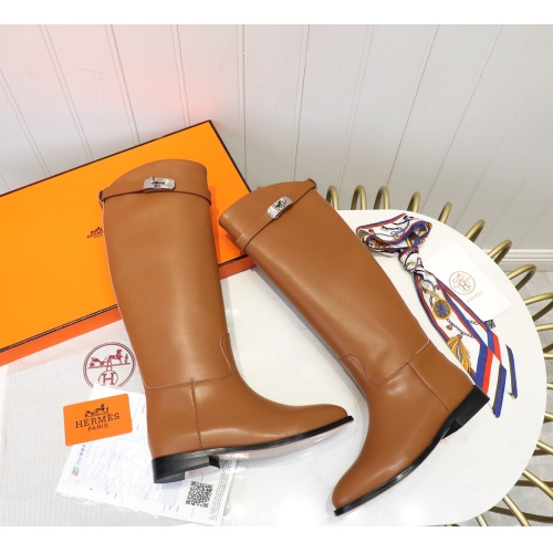 Replica Hermes Boots For Women #1244869 $112.00 USD for Wholesale