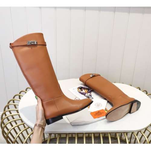 Replica Hermes Boots For Women #1244869 $112.00 USD for Wholesale