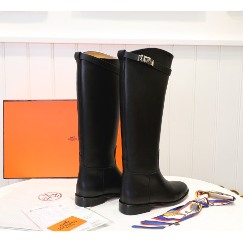 Replica Hermes Boots For Women #1244871 $112.00 USD for Wholesale