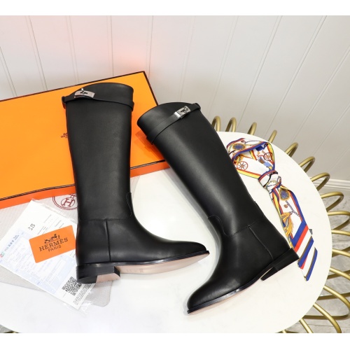 Replica Hermes Boots For Women #1244871 $112.00 USD for Wholesale