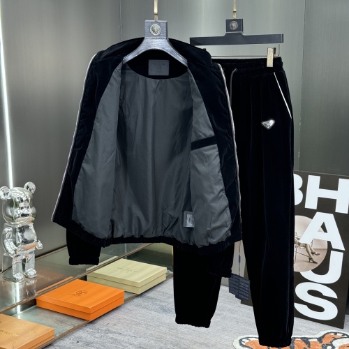 Replica Prada Tracksuits Long Sleeved For Men #1244877 $112.00 USD for Wholesale