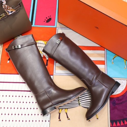 Replica Hermes Boots For Women #1244878 $112.00 USD for Wholesale