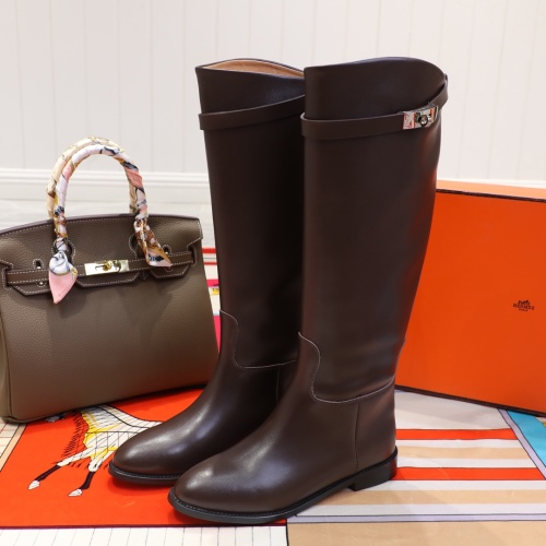 Replica Hermes Boots For Women #1244878 $112.00 USD for Wholesale