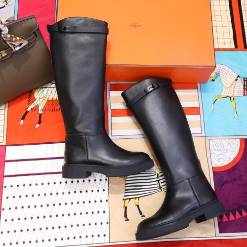 Replica Hermes Boots For Women #1244880 $112.00 USD for Wholesale