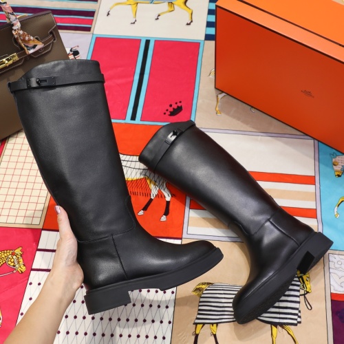 Replica Hermes Boots For Women #1244880 $112.00 USD for Wholesale