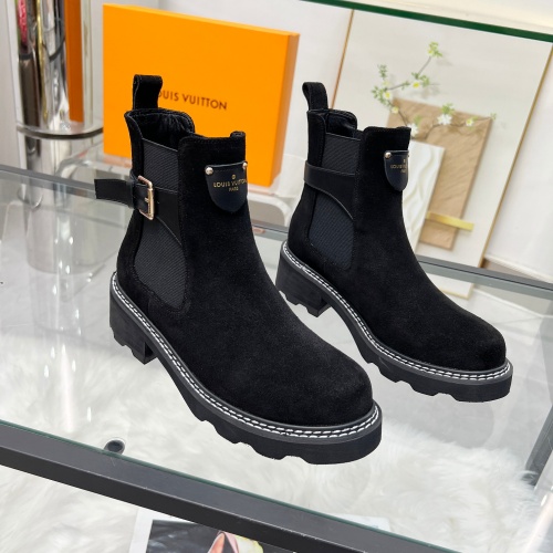 Replica Louis Vuitton Boots For Women #1244896 $100.00 USD for Wholesale