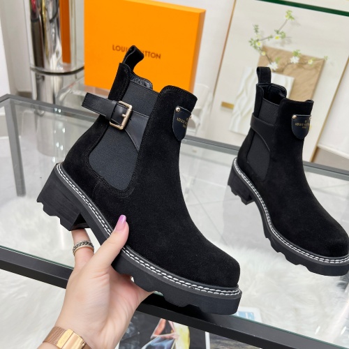 Replica Louis Vuitton Boots For Women #1244896 $100.00 USD for Wholesale