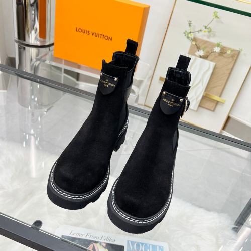 Replica Louis Vuitton Boots For Women #1244896 $100.00 USD for Wholesale