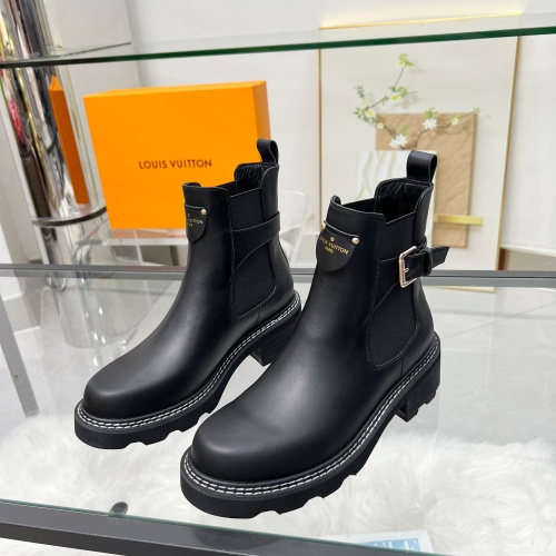 Louis Vuitton Boots For Women #1244899 $100.00 USD, Wholesale Replica Louis Vuitton Boots