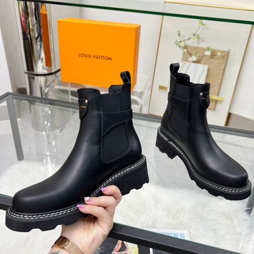 Replica Louis Vuitton Boots For Women #1244899 $100.00 USD for Wholesale