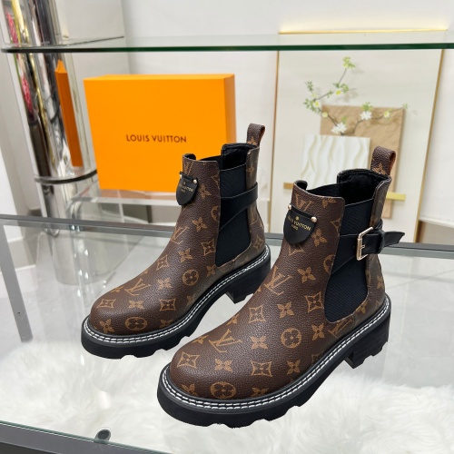 Louis Vuitton Boots For Women #1244900 $100.00 USD, Wholesale Replica Louis Vuitton Boots