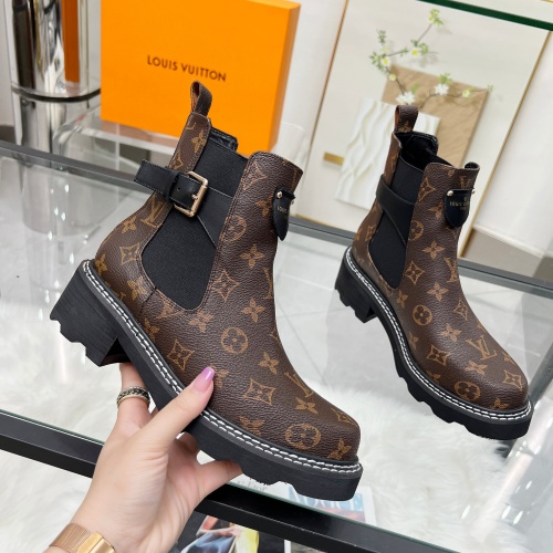 Replica Louis Vuitton Boots For Women #1244900 $100.00 USD for Wholesale