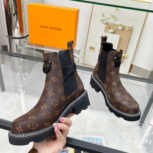 Replica Louis Vuitton Boots For Women #1244900 $100.00 USD for Wholesale