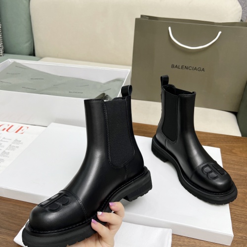 Replica Balenciaga Boots For Women #1244923 $105.00 USD for Wholesale