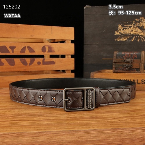 Replica Bottega Veneta AAA Quality Belts In Brown For Men #1244928 $45.00 USD for Wholesale