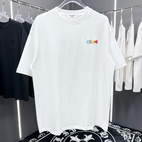 Celine T-Shirts Short Sleeved For Unisex #1244929 $42.00 USD, Wholesale Replica Celine T-Shirts