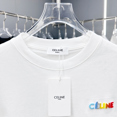 Replica Celine T-Shirts Short Sleeved For Unisex #1244929 $42.00 USD for Wholesale