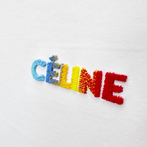 Replica Celine T-Shirts Short Sleeved For Unisex #1244929 $42.00 USD for Wholesale