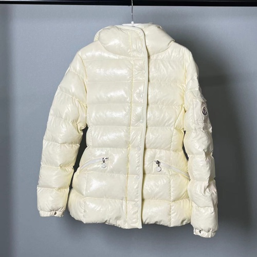 Moncler Down Feather Coat Long Sleeved For Women #1245018 $170.00 USD, Wholesale Replica Moncler Down Feather Coat