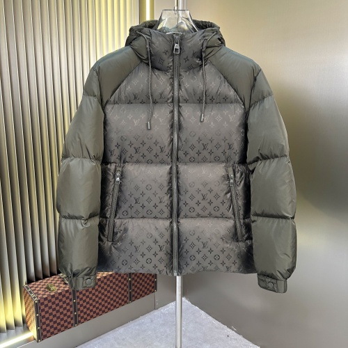 Louis Vuitton LV Down Feather Coat Long Sleeved For Men #1245032 $220.00 USD, Wholesale Replica Louis Vuitton LV Down Feather Coat