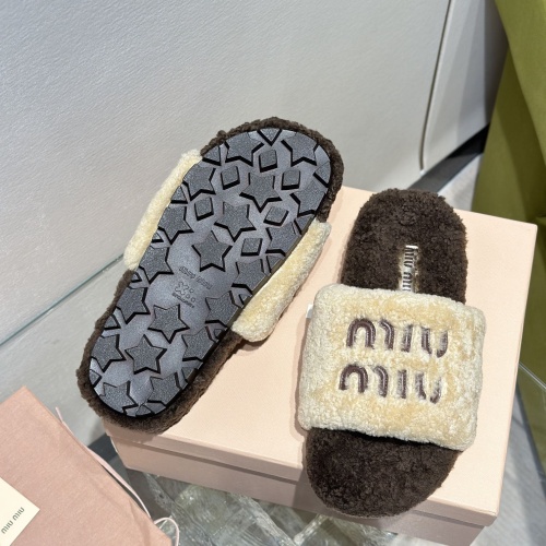 Replica MIU MIU Slippers For Women #1245039 $98.00 USD for Wholesale