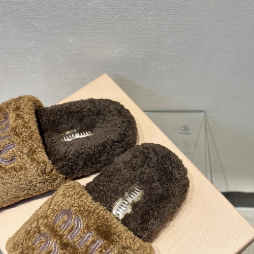 Replica MIU MIU Slippers For Women #1245040 $98.00 USD for Wholesale